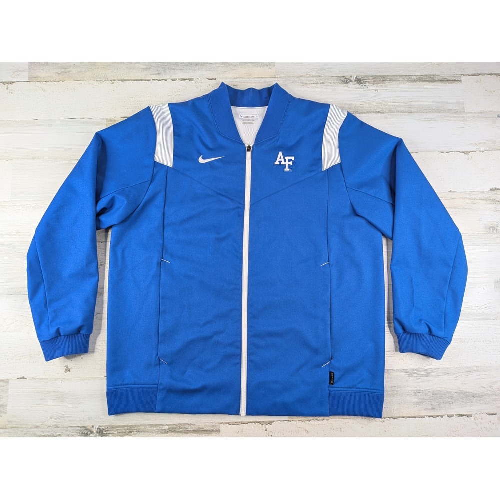 Nike Jacket Mens XL On Field Team Issue Air Force Falcons Warm Up Blue